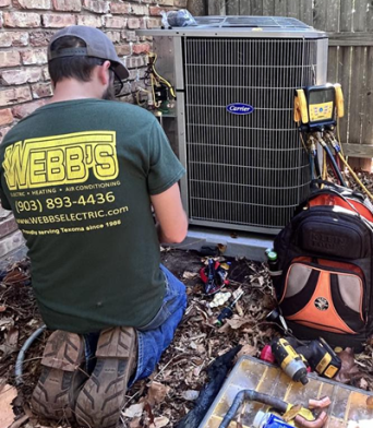 Electrical system upgrade in Denison with green tag.