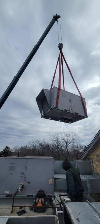 Electrical system upgrade in Sherman with green tag.